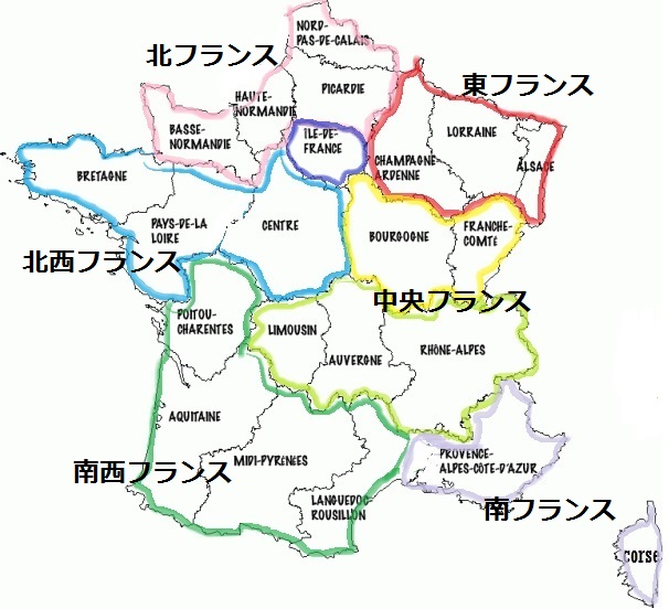 フランス地図